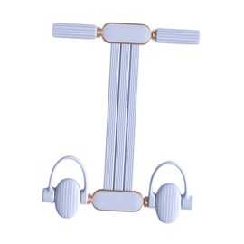 Hellery Resistance Band with Pedal for Full Body Workout and Stretching, Blue