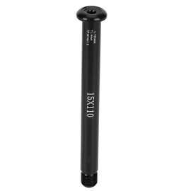 Vbestlife Front Fork Axle Made of Aluminium Alloy Black Hub Tube Through Shaft Reinforcement for RockShox Mountain Bike Black (FoxQR15 x 110 mm)