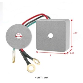 Hocean-Max Voltage Regulator Rectifier Go Kart 27739-G01 Compatible With Golf Cart EZGO 1994-UP TXT Gas, Club Car 1984-1991 Columbia/ParCar 1982-1994,