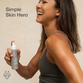 HUME SUPERNATURAL Dry Body Oil Spray - Moisturizing Oil for Dry Skin, After Shower Body Oils for Women and Men, Dry Oil Body Spray, Nourishing, Hydration, Glow, Probiotic, Fragrance Free, 2-Pack