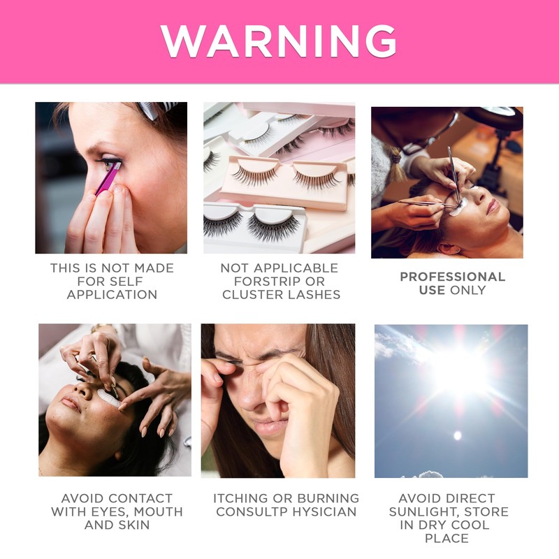 Lash Extension Glue - Fast Eyelash Extension Glue 3ml Drying