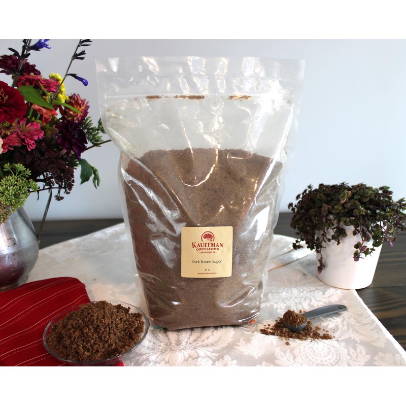 Kauffman Orchards Old-Fashioned Dark Brown Sugar, 5 Pound Bag