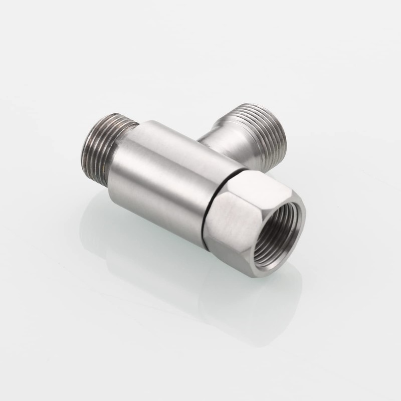Tecmolog Add On Tee Fitting Stainless Steel Toilet Water Supply