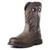 ARIAT BMVY9 Mens Groundwork Waterproof Work Boot Dark Brown/Bitter Brown