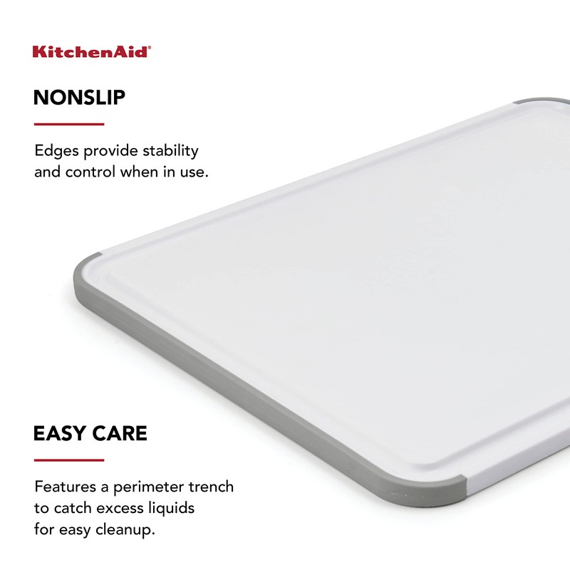 KitchenAid Classic Cutting Board with Perimeter Trench and Non Slip