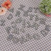 Pack of 26 Rhinestone Letters Sew-On A-Z Alphabet Ironing Letters
