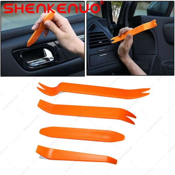 SHENKENUO 4PC Auto Car Door Trim Removal Tool Pry Panel