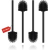 Cepillo para baño, 4PCS Escobilla de Inodoro, Silicona
