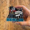 Metal Magnet Berlin Typical Capital Souvenir Fridge Magnet Designed in