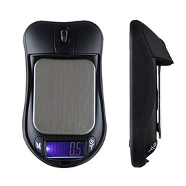 weddecor Professional Portable Digital Electronic Scales with LCD Display Multifunctional Automatic Tare On-Off Mouse (Black)