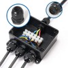 HUAZIZ Pack of 50 Cable Glands Waterproof Cable Connectors Adjustable