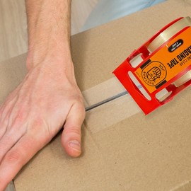 Clear Packing Tape with Dispenser – 2" x 800'' | Heavy-Duty, Strong Seal for Shipping, Packing & Storage | Professional Postal-Approved Quality (1, 2" Inch x 800" Inch)