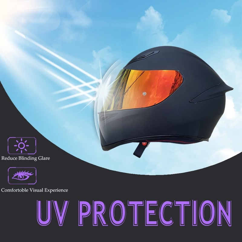 BSTOP K1 Face Shield Uv-Protected for AGV K1, K1S, K3SV,
