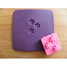 Snowflakes stamp for soap clay and cement