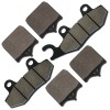 Caltric Front and Rear Brake Pads for Triumph Speed Triple