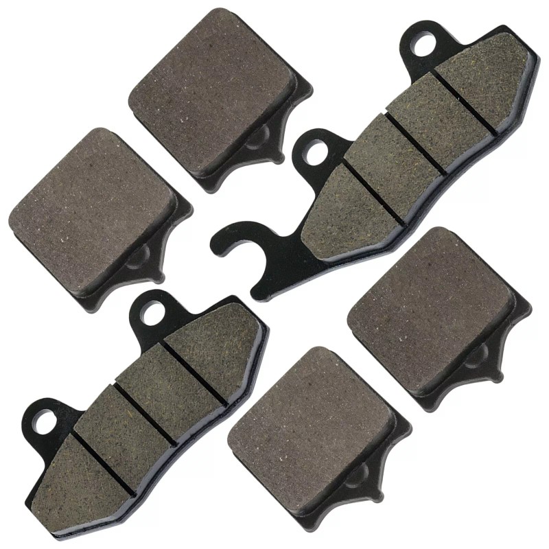 Caltric Front and Rear Brake Pads for Triumph Speed Triple