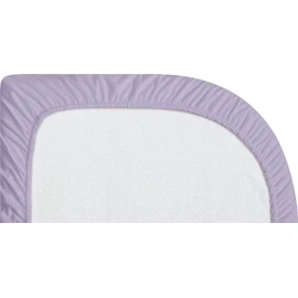 Playshoes 770324-10 Jersey Fitted Sheet for the Cot, Waterproof and Breathable, 81 x 42 x 10 cm, Lilac, Purple