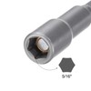 sourcing map Quick-Change Nut Driver Bit, 5/16" Hex Shank 1/4"