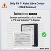 RSAquar Funda Transparente para el Kobo Libra Colour (Model: N428,