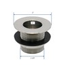 Leyso Stainless Steel Bar Sink Drain 1” Nominal Pipe Size