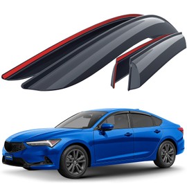 Goodyear Shatterproof Window Deflectors for Acura Integra 2023-2025 Hatchback, Tape-on Rain Guards, Window Visors, Vent Deflector Visor, Car Accessories, 4 pcs. - GY008402