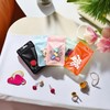 Rimiko 100pcs Clear Ziplock Bags, Resealable Sample Bags, Small Plastic