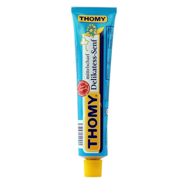 Thomy Delikatess Medium Mustard in Tube - 100 ml