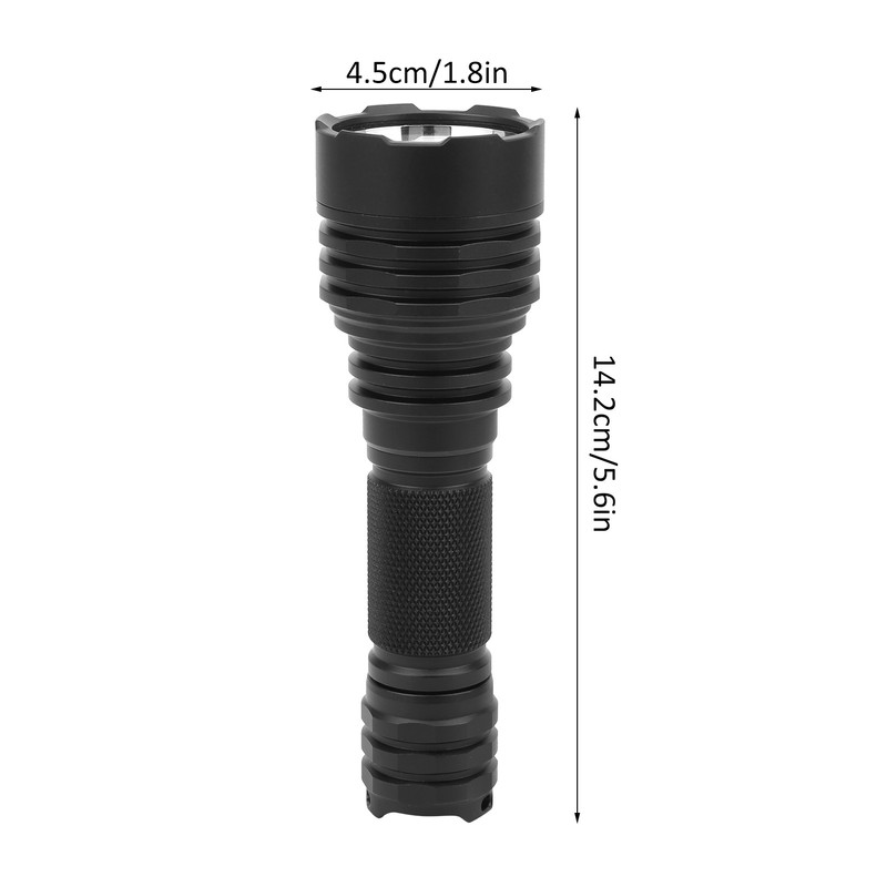 Outdoor Emergency Flashlight Portable Multifunctional Waterproof Hunting Torch White Light