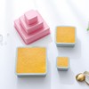 SilikonForm 3 Stück Quadratischer Dreischichtiger Kuchen Silikon Backform Backgelee Dessert