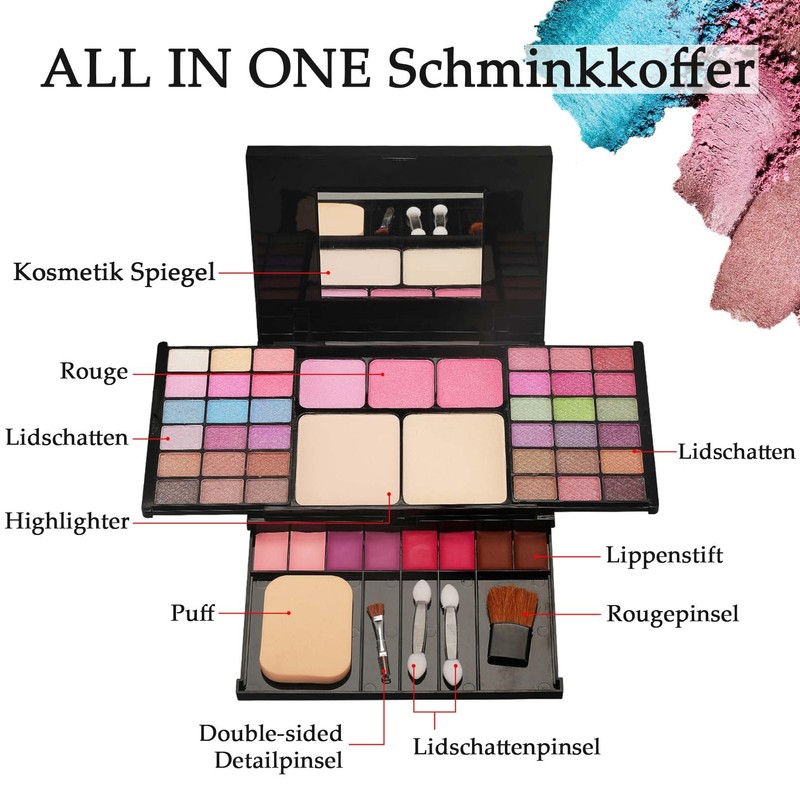 EONFAVE Make Up Palette, Small Makeup Set for On the