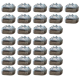 PRO FILSTAR Inline Flat Ground Lead Fishing Set 30 x 10 g - Gripper Lead Fishing - Fishing Lead Set - Ground Fishing - Pear Lead - Lead Weight - Fishing Lead - Flat Fishing Weights - Lead Weights -