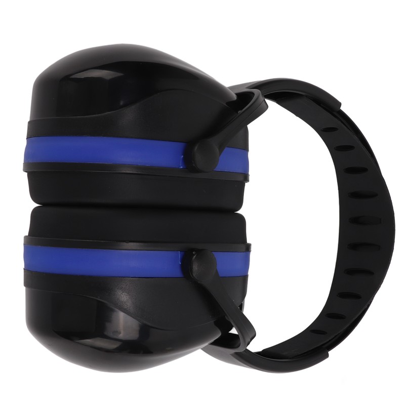 Hearing Protection Ear Muffs 24dB NRR Safety Black Blue Noise
