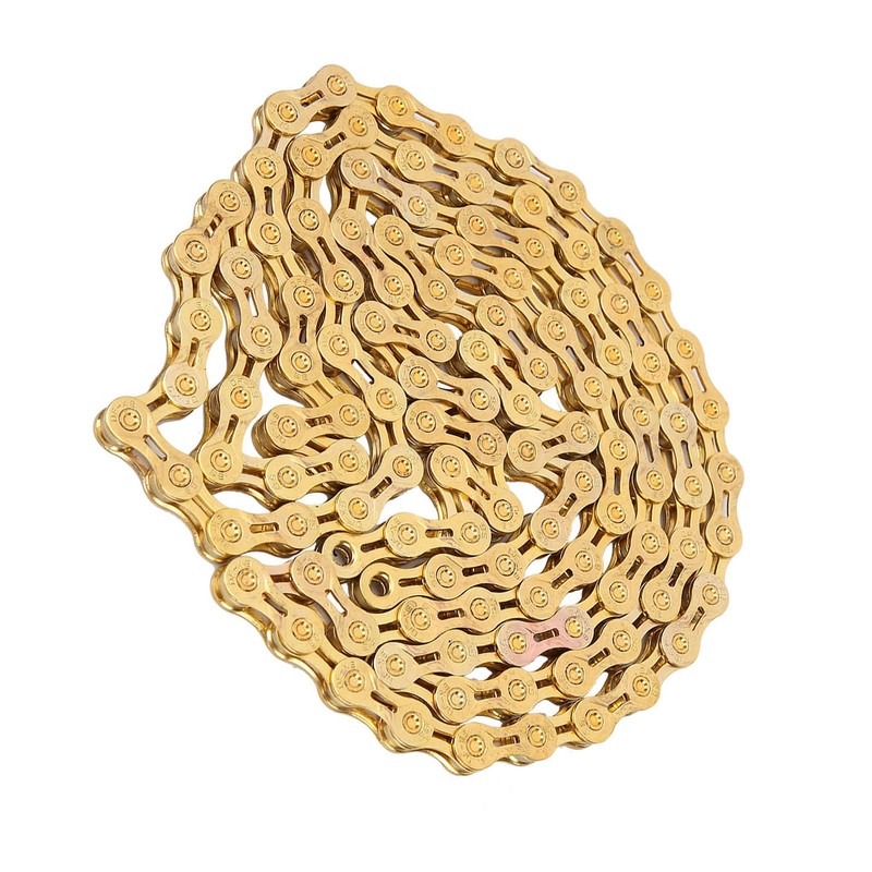 Yctze Ultralight 116 Links 9 Speed Gold Mountain Bike Chain