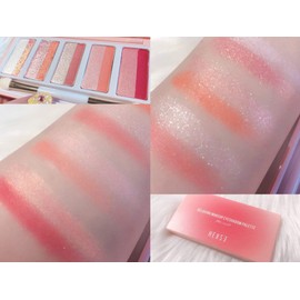 HEXZE "One-Touch Makeup" 10 Colors Eyeshadow Palette #01 Spring/Summer Series Peach Smoky