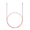 addi Aguja circular de encaje plateado (Turbo Rocket) con cordón