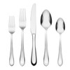 Hampton Forge 895329 Alesey Mirror 20 Piece Everyday Flatware Set,