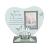 Special Remembrance Memorial Mum Tea Light Holder,14cm x 16cm 6cm