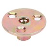 Pack of 5 Iron Plate Nuts, Flange Nut, 3 Holes,