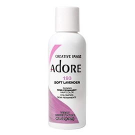 Adore Semi Permanent Hair Color (193 Soft Lavender) | Vegan & Cruelty-Free Purple Hair Dye | No Ammonia, No Peroxide, No Alcohol | 4 Fl Oz Each (Pack of 2)