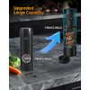 CIRCLE JOY Electric Rechargeable Salt and Pepper Grinder Set