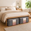 3-Pack Large Storage Bags for Closet Organization – Moisture-Resistant Non-Woven
