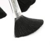 Mollensiuer 1 Piece Plastic Black Round Handle Anti Static Brushes