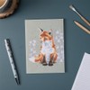 Wrendale Designs A6 Fox Notebook - Contemplation