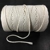 eJoyce 5 mm x 109 yards Macrame Cord Natural Soft
