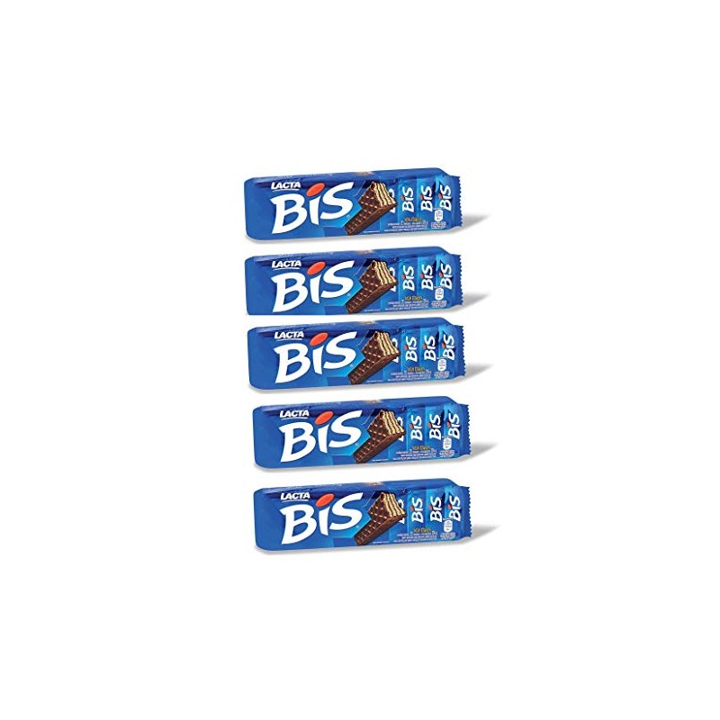BIS Chocolate Wafer Biscuits, Wafer Rechado Coberto Com Chocolate 126g