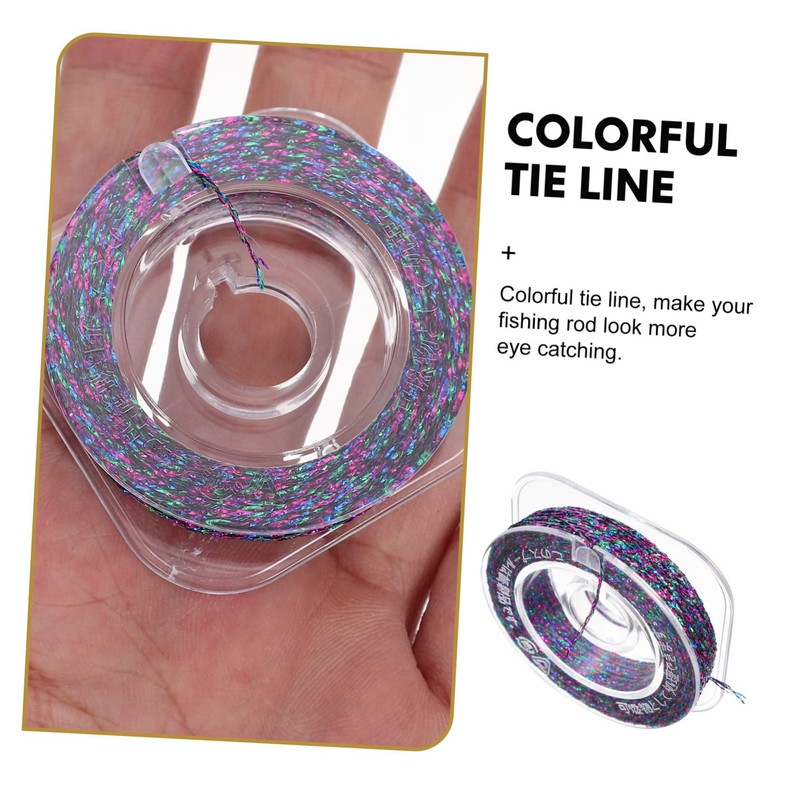 Kisangel 4rolls Fishing Rod Guide Wrapping Thread Fixing Line for