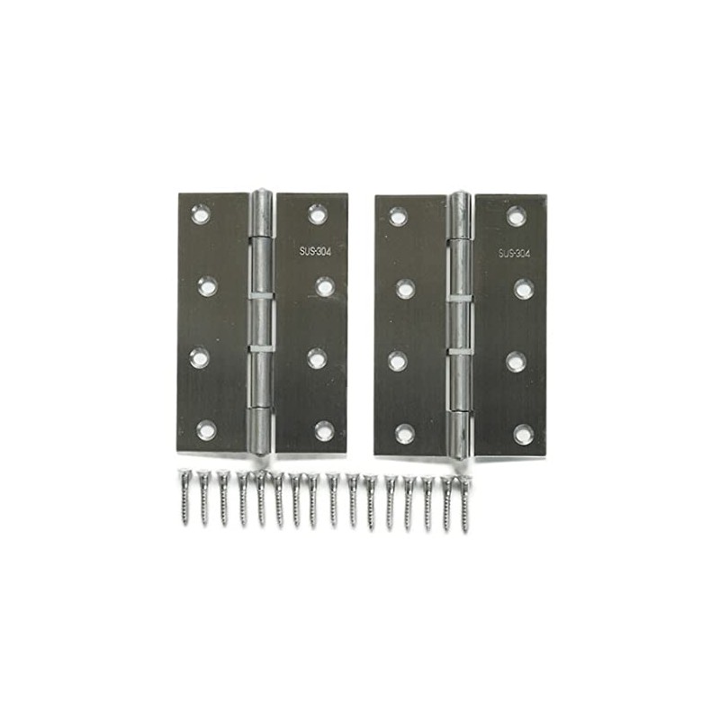 High Logic P-618 Stainless Steel Hinge, 4.0 inches (102 mm)