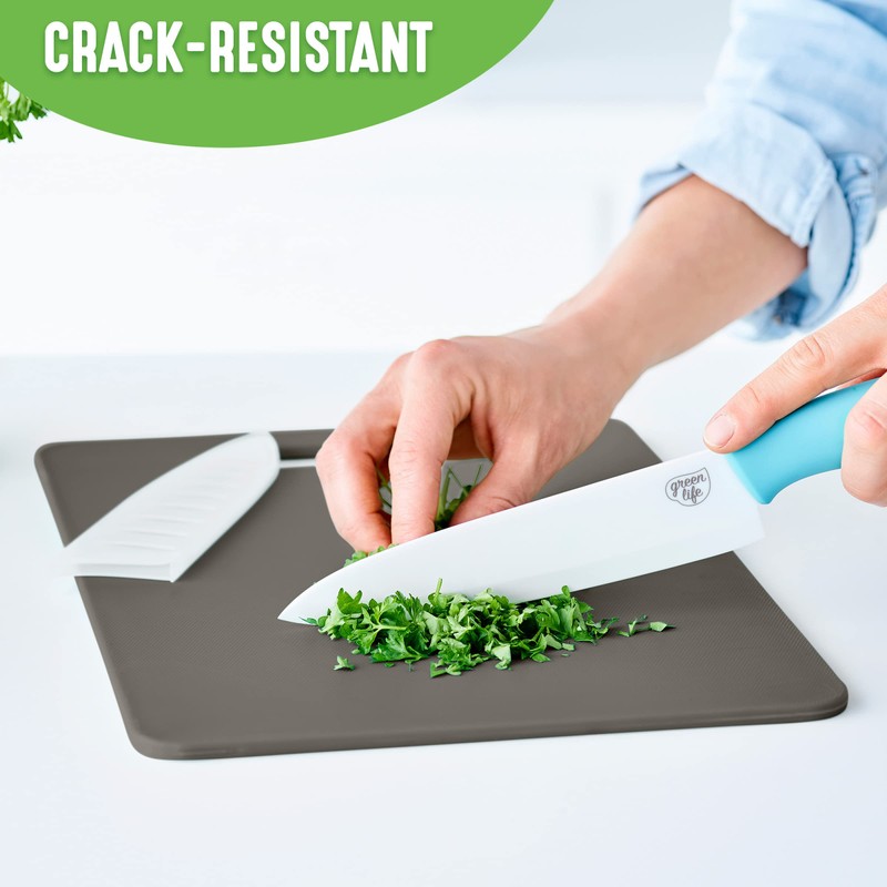 GreenLife 2 Piece Cutting Board Kitchen Set, 8" x 12"