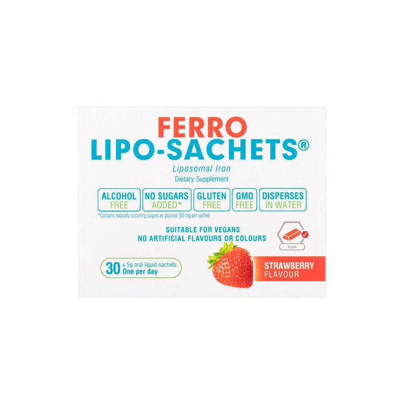 Lipo-Sachets Ferro Strawberry 5g 30 Sachets