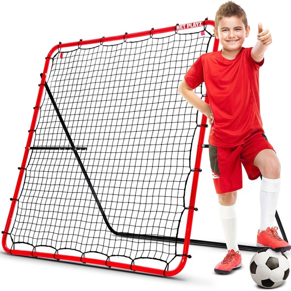 Soccer Rebounder Rebound Net, Kick-Back | Football Training Gifts, Aids & Equipment for Kids Teens & All Ages, Perfect Storage